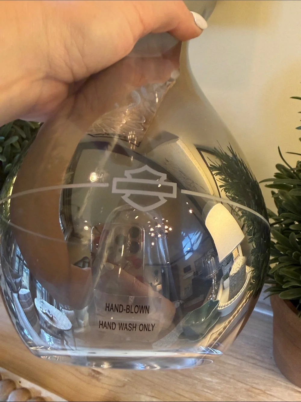 🍷🖤🍷 Harley-Davidson Wines Glasses and Decanter Set